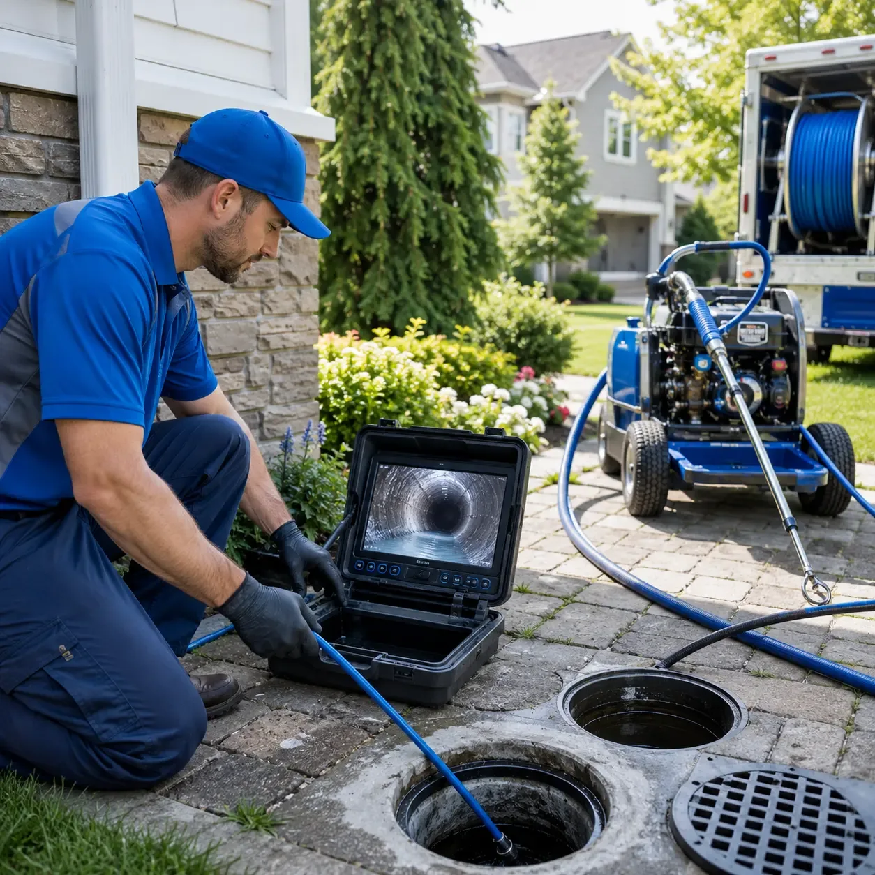 Outdoor drain cleaning professionals serving Depauville, NY